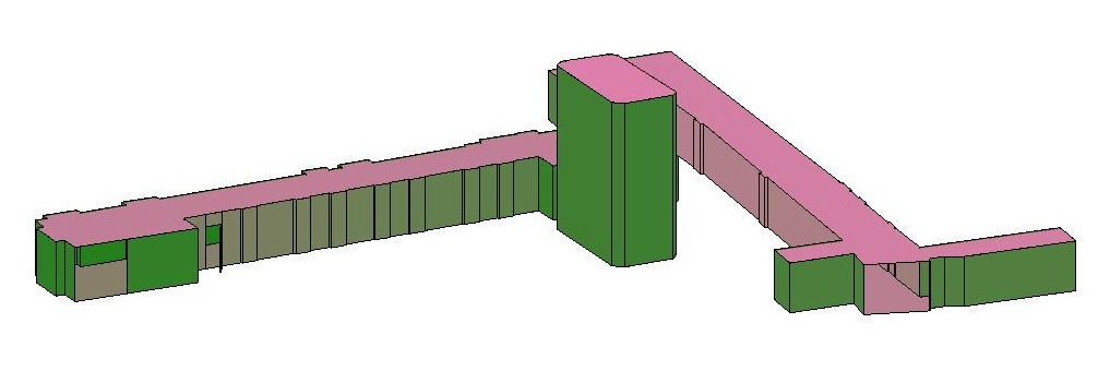 2 story planar model - REVIT - 2